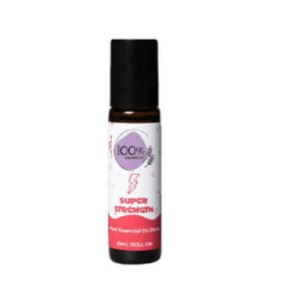 100% Wellness Super Strength Essential Oil Roll-on Blend- 10ml