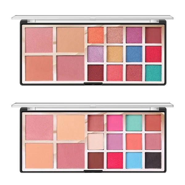 Miss Rose 16 Color 3 in 1 Eye Shadow,  Blush &  Powder Palette - Image 3