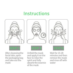 BIOAQUA Red Pomegranate Moisturizing Face Sheet Mask - Image 2