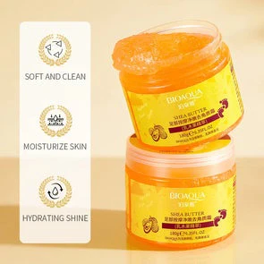 BIOAQUA Shea Butter Foot Massage Exfoliating Scrub 180gm - Image 2