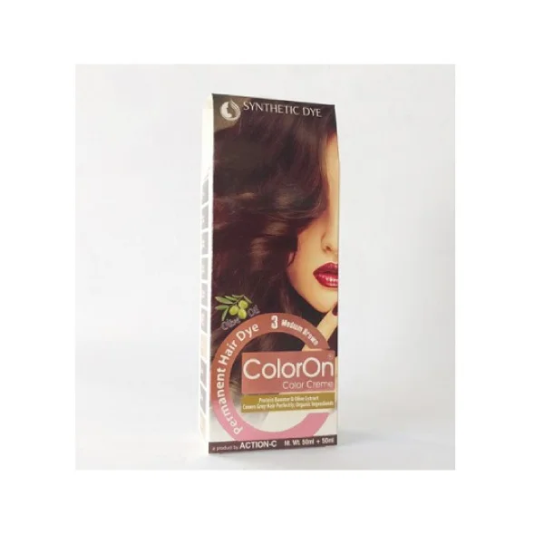 COLOR ON HAIR COLOR 03 MEDIUM BROWN