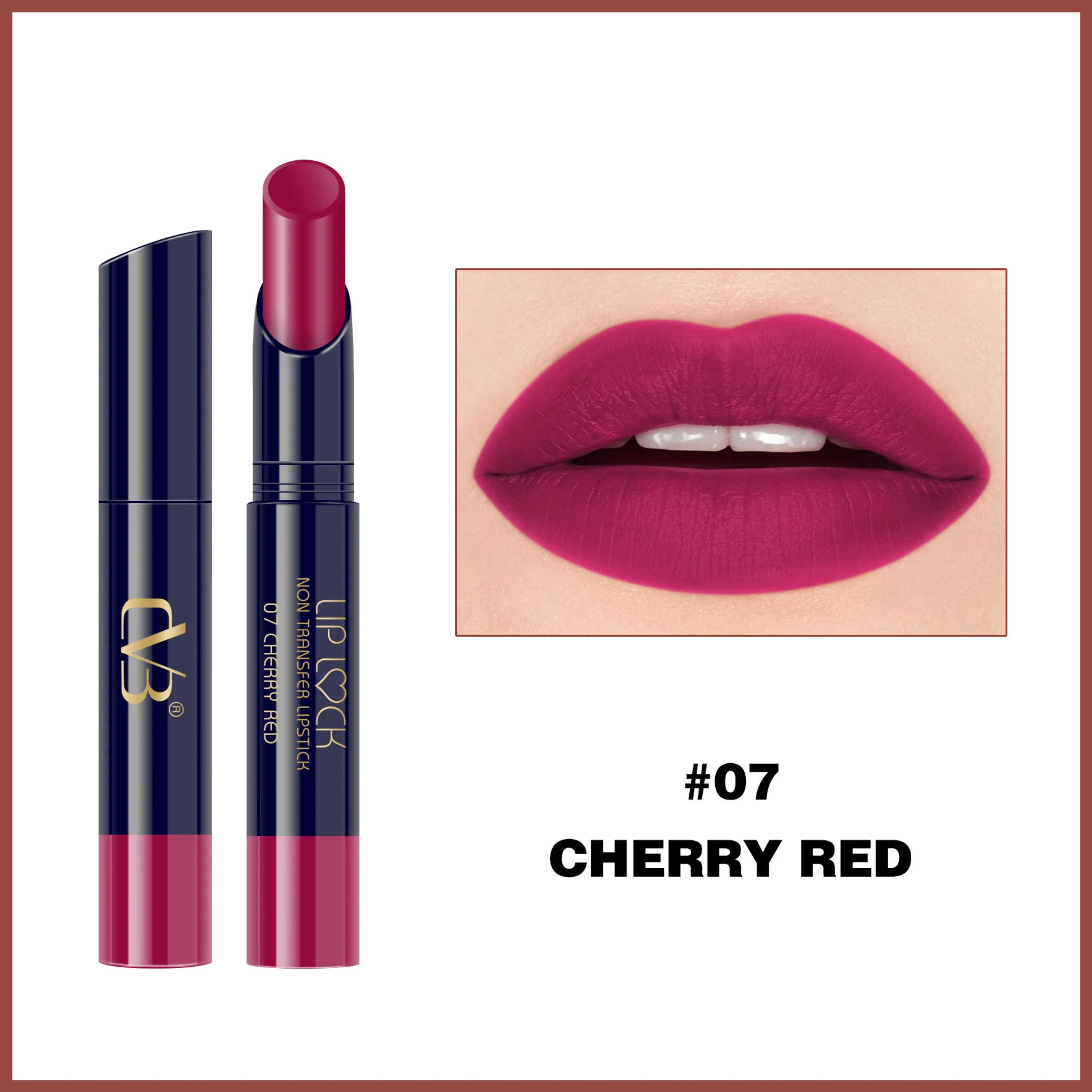 CVB Lip Lock No Transfer Lipstick C63 - Image 8