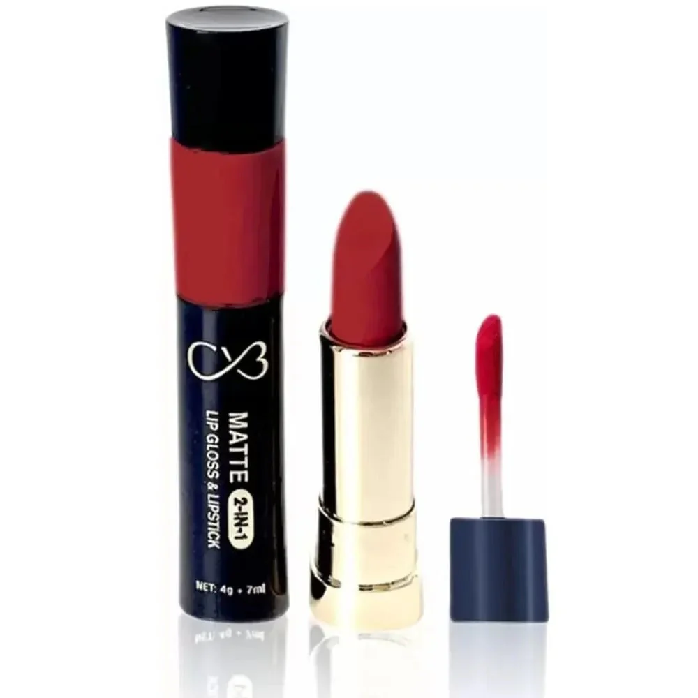 CVB Matte 2-in-1 Lip Gloss & Lipstick - Image 2