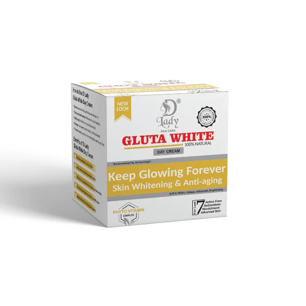 D Lady Gluta White Face Whitening & Brightening Day Cream