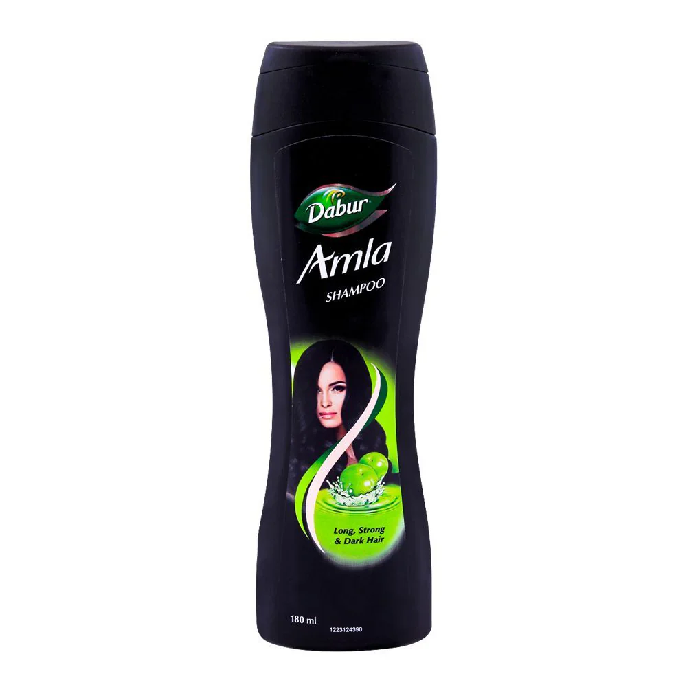 Dabur Amla Brilliant Black Shine Shampoo  180ml