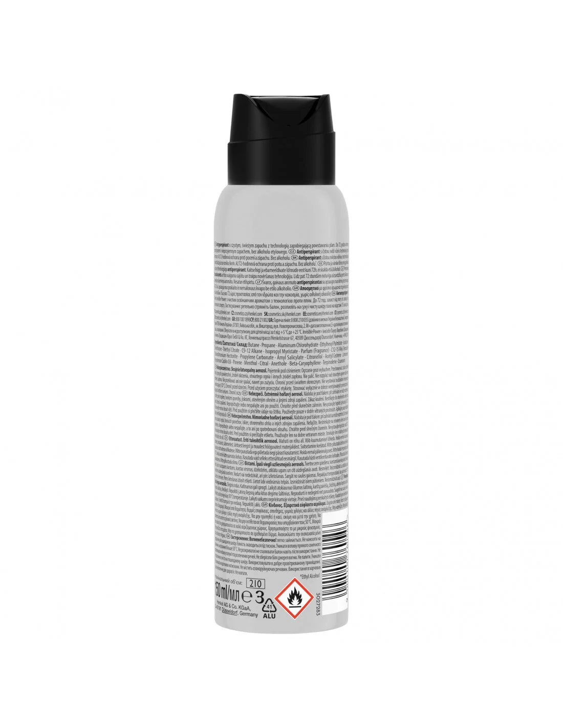 Fa Men Invisible Power Antiperspirant For Men Spray 150 ML - Image 2