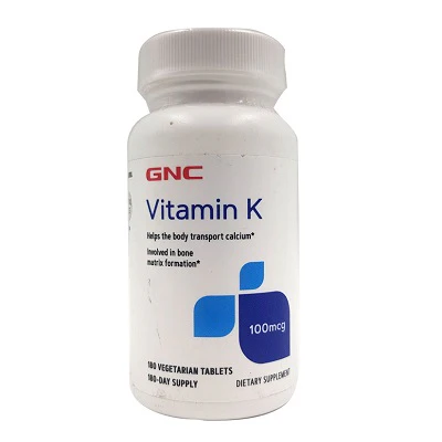 GNC Vitamin K 100mcg 180 Tablets