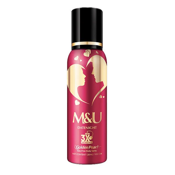 Golden Pearl Datenight Gas Free Body Spray 120 ML