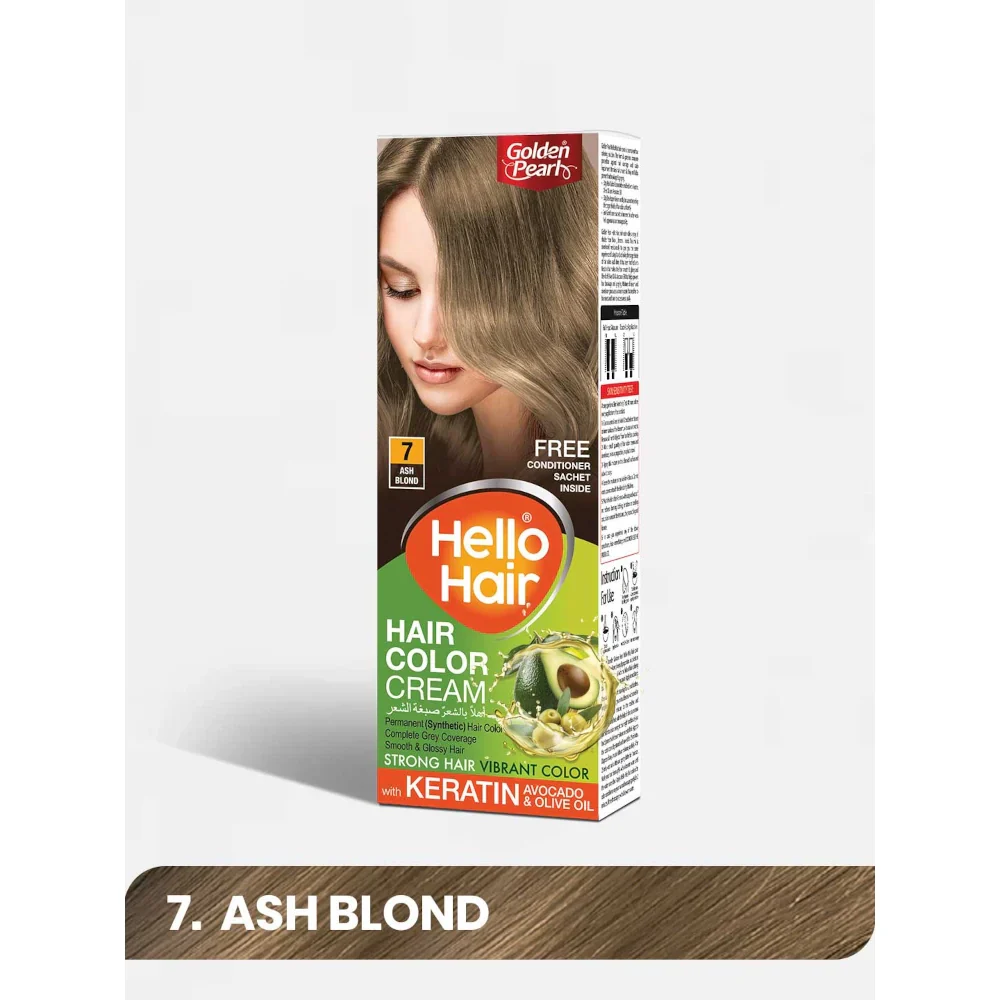 Golden Pearl Hello Hair - Hair Color Cream - Image 10