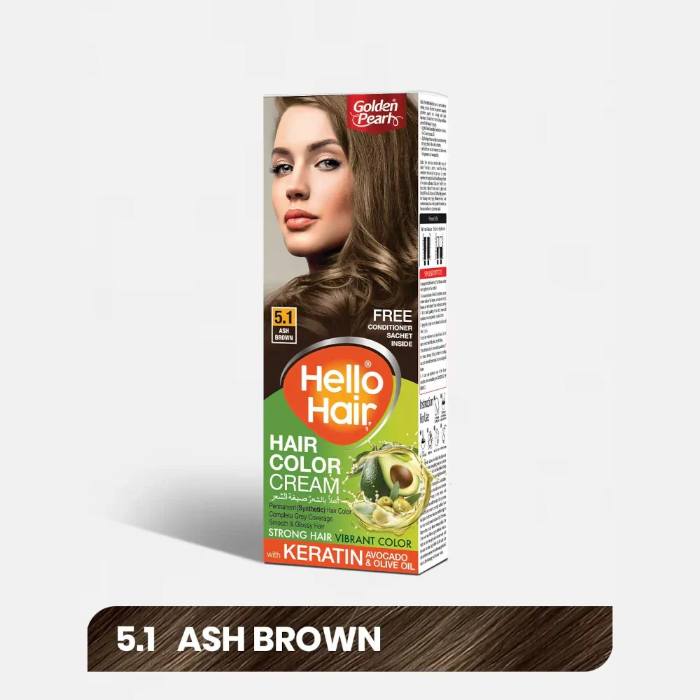 Golden Pearl Hello Hair - Hair Color Cream - Image 8