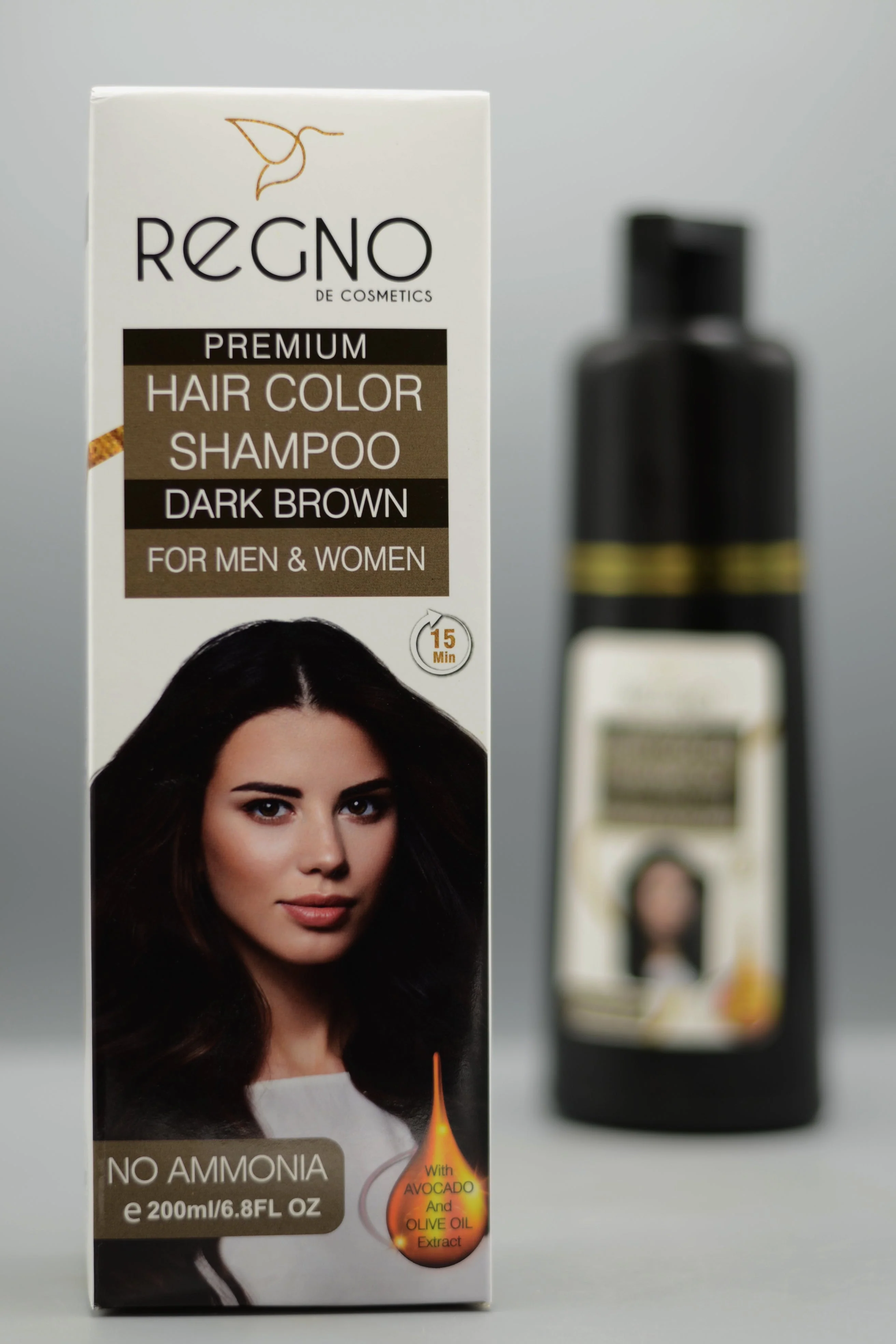 Yardlie Hair Color Shampoo | Premium Dark Brown | Regno | +-200ml | - Image 9