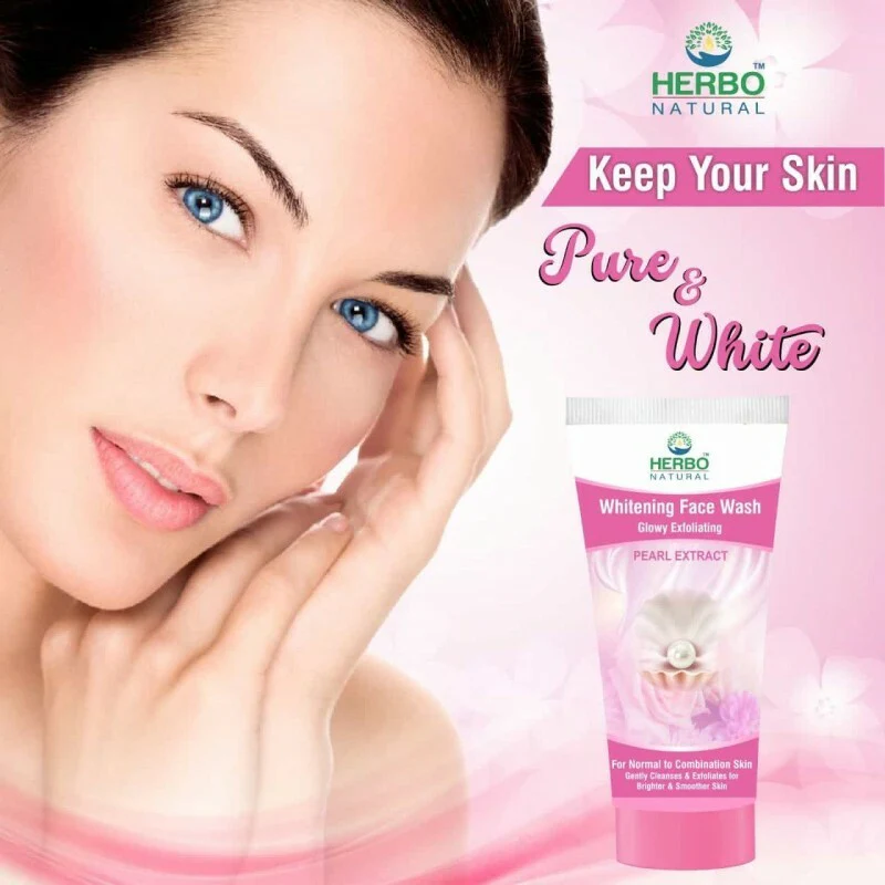 Herbo Natural Whitening Face Wash - Image 2