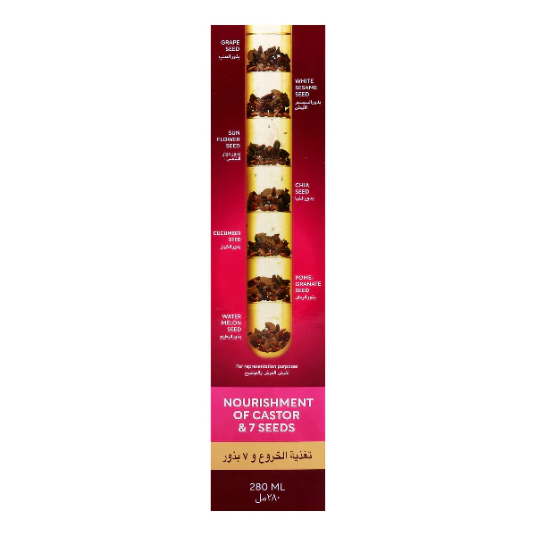 Herbsindia Castor & 7 Seeds Hair Oil 280 ml - Image 3