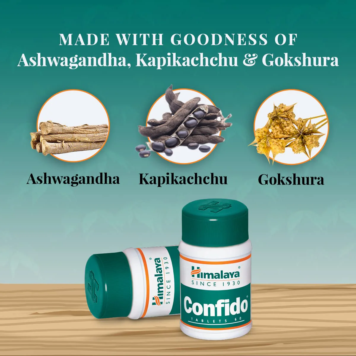 Himalaya Confido Sexual Enhancers Tablets 60 Counts - Image 3