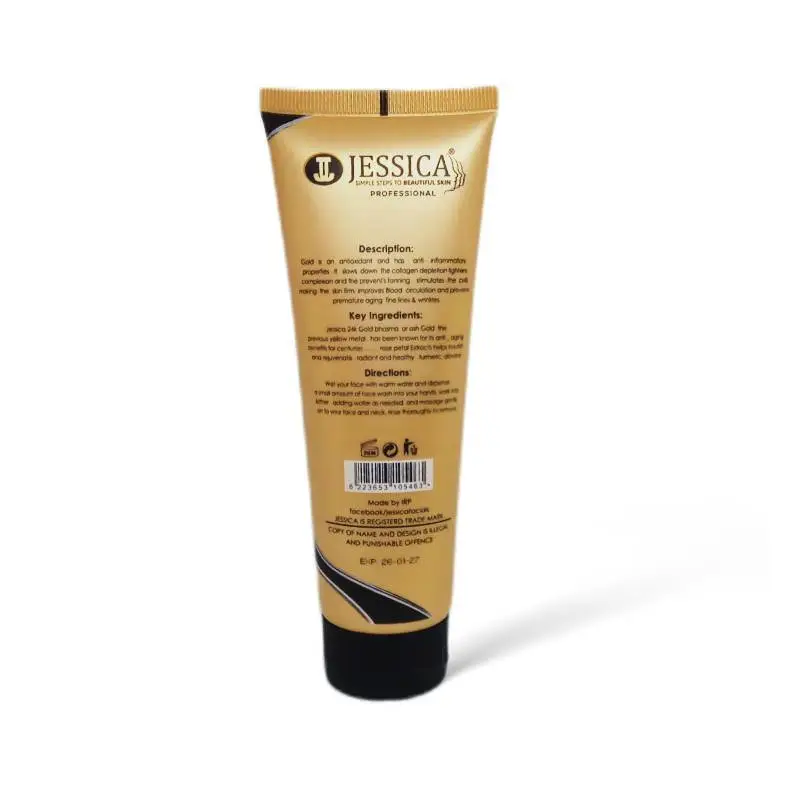 Jessica 24K Gold Ultra Radiance Facial Foam Face Wash - Image 2