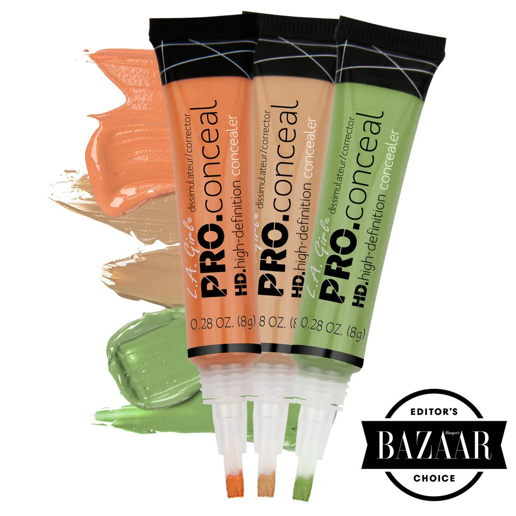 L.A. Girl Pro Conceal Set Orange, Yellow, Green Correctors - Image 2