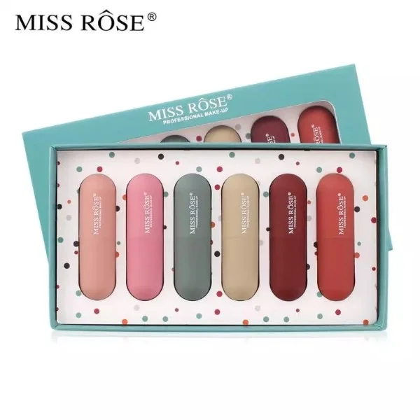 Miss Rose Lipsticks Set of 6