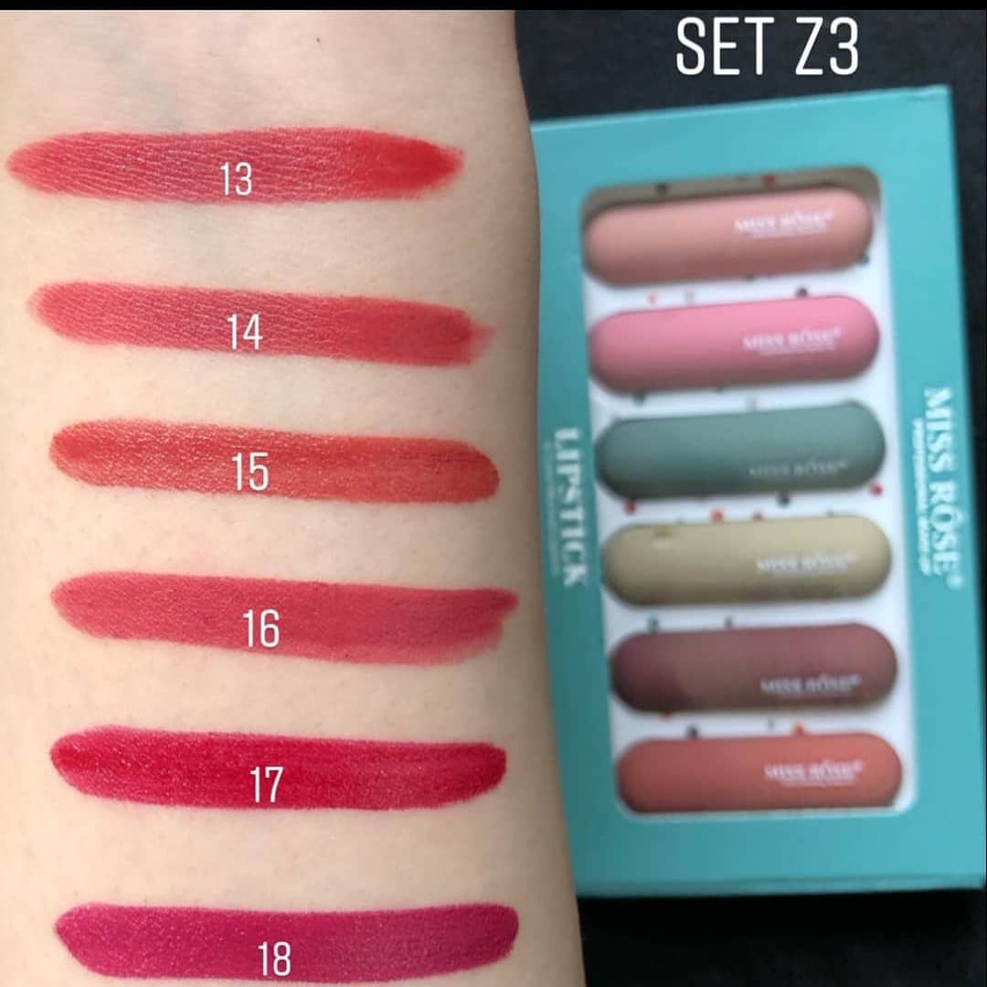 Miss Rose Lipsticks Set of 6 - Image 11