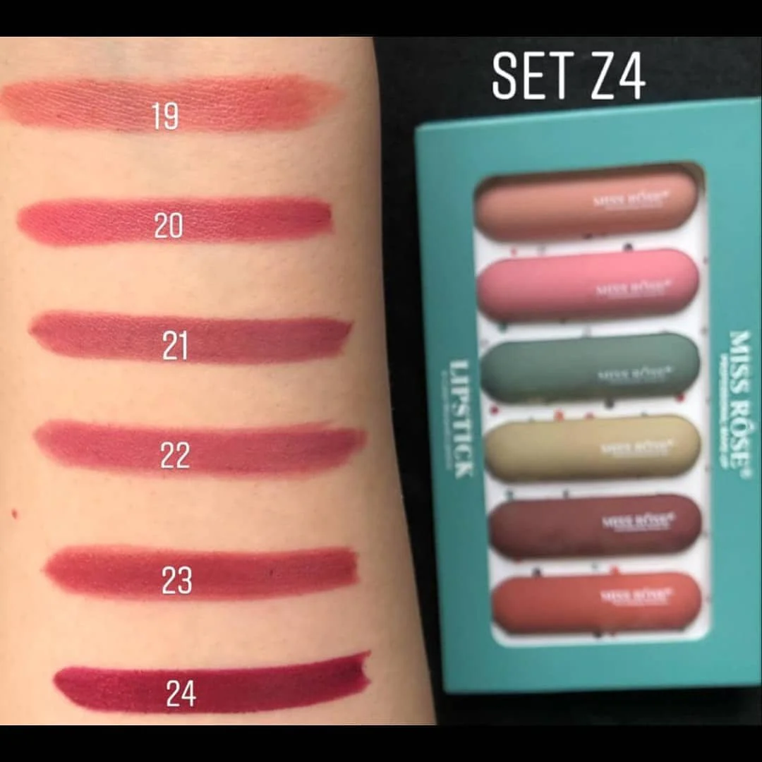 Miss Rose Lipsticks Set of 6 - Image 12