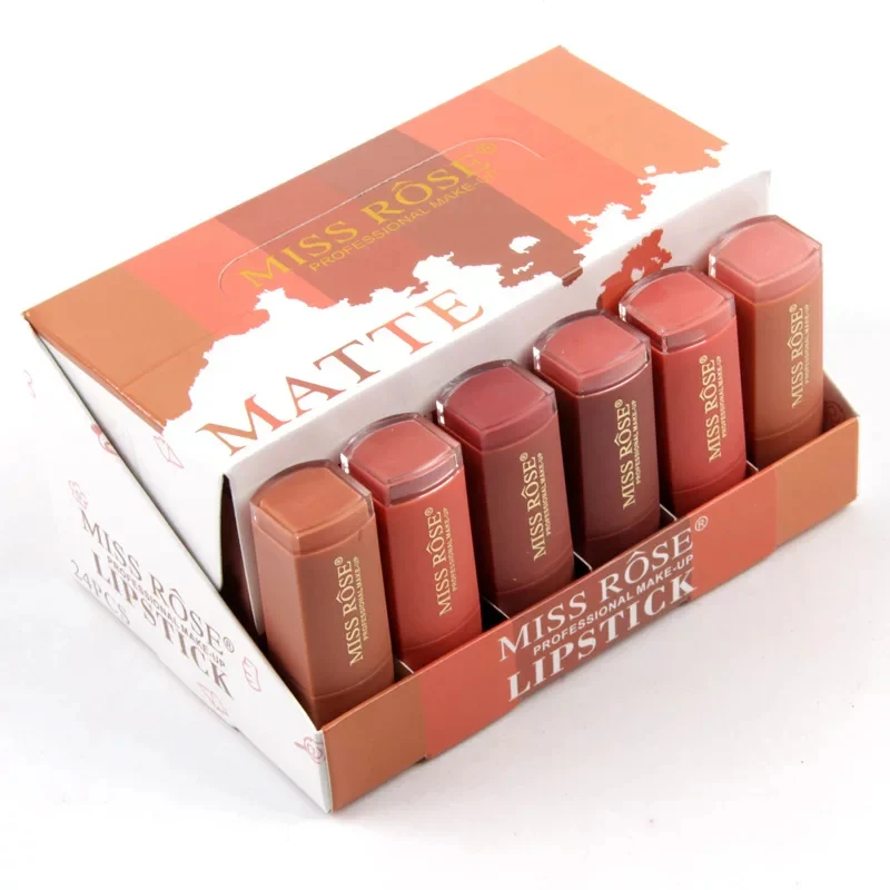 Miss Rose Lipsticks Set of 6 - Nudes - Image 2
