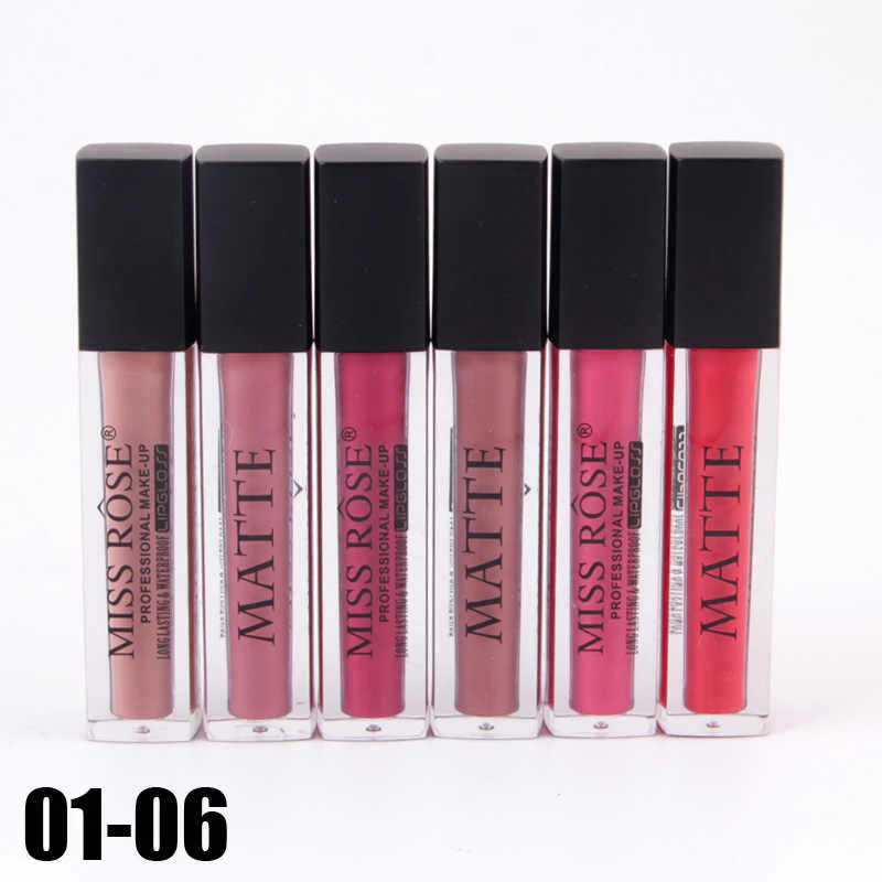 Miss Rose Matte Gloss Set of 6 - Square - Image 2