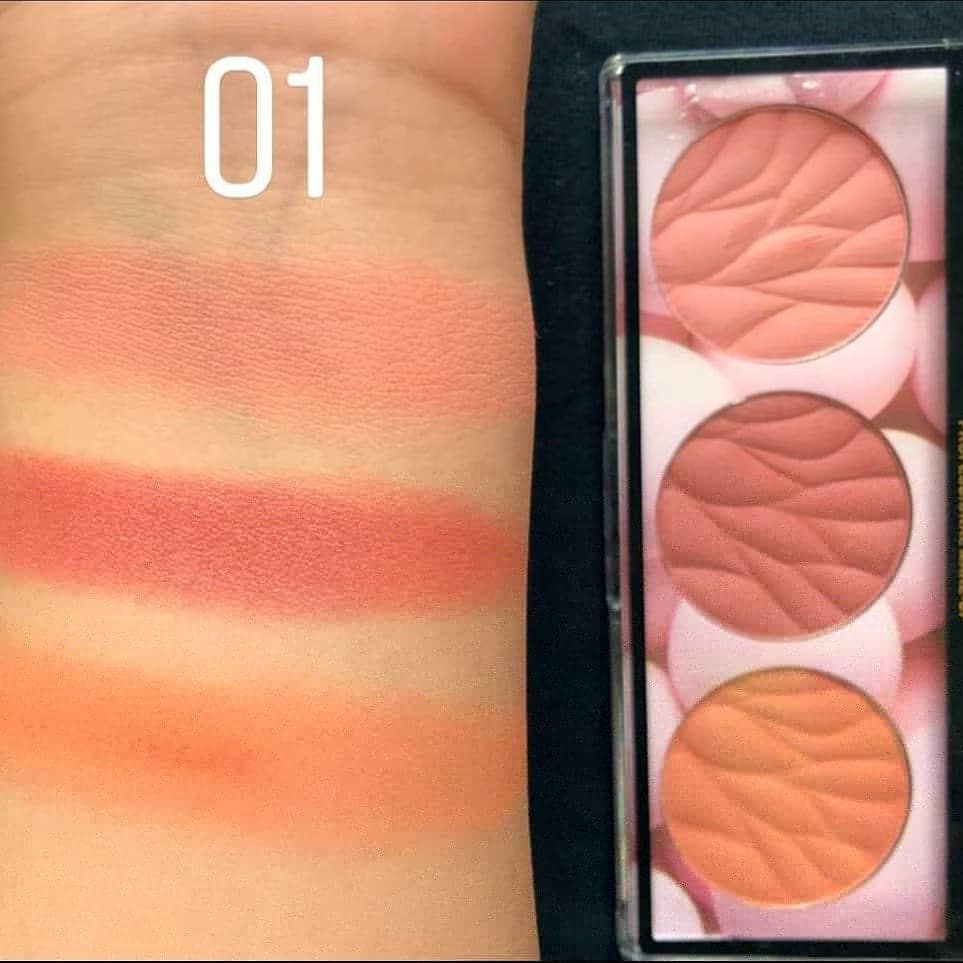 Miss Rose 3 in 1 Blush Palette - Image 3