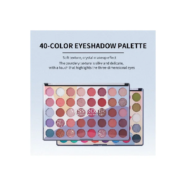 Miss Rose 40 Color Earth Color Eyeshadow Palette - Image 5