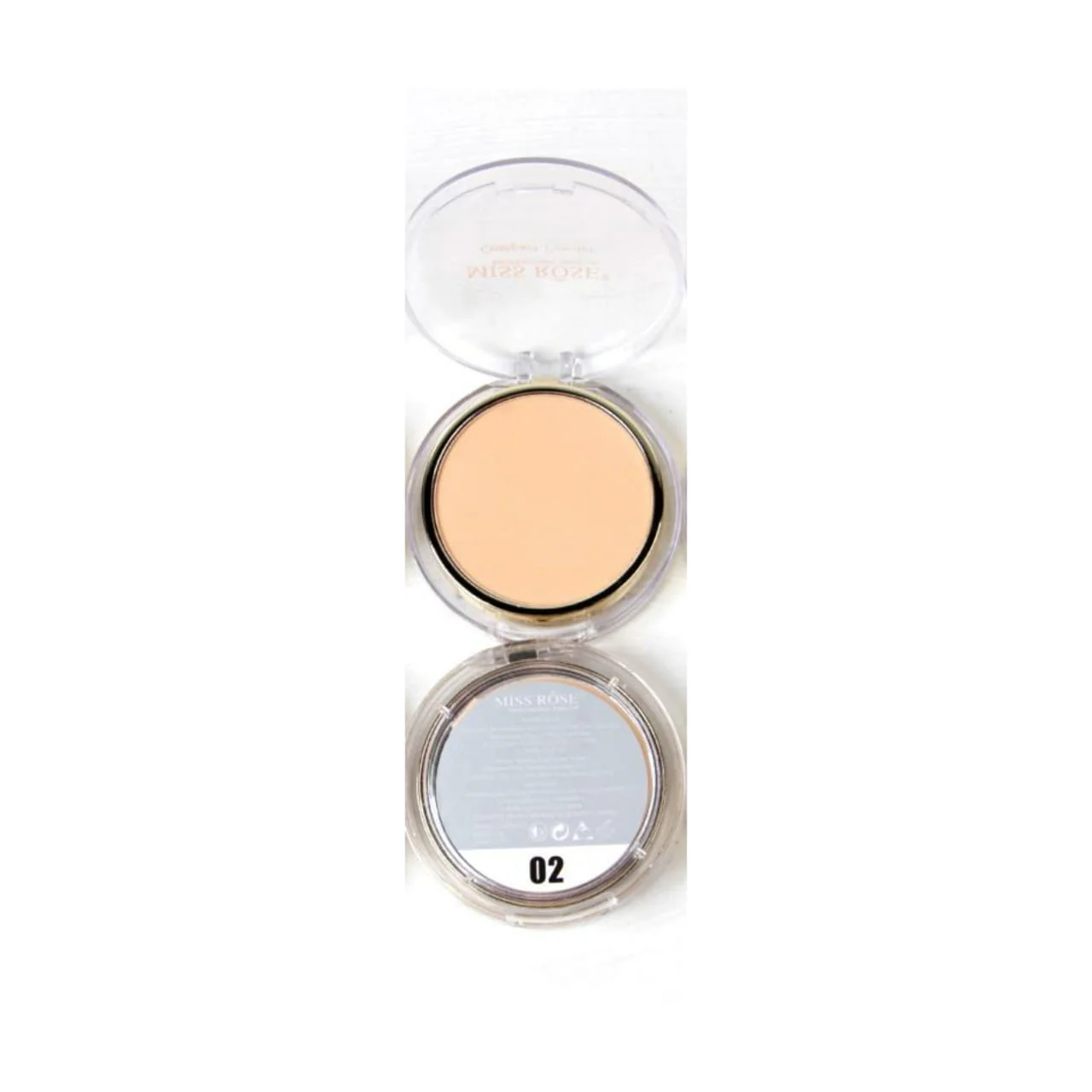 Miss Rose Professional Compact Powder- 24H Golden Ring - Image 3
