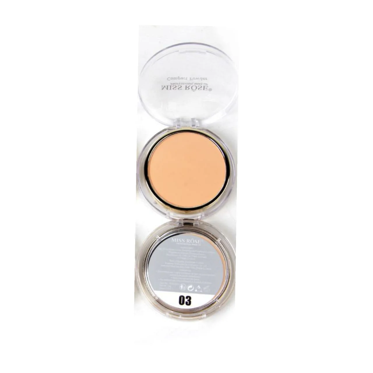 Miss Rose Professional Compact Powder- 24H Golden Ring - Image 4