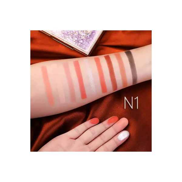 Miss Rose Quick Sand 9 Color Eyeshadow Palette - Image 3