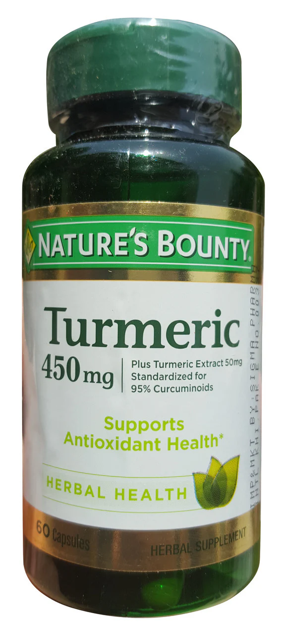 Nature’s Bounty Turmeric/ Curcumin 450 mg , 60 Capsules