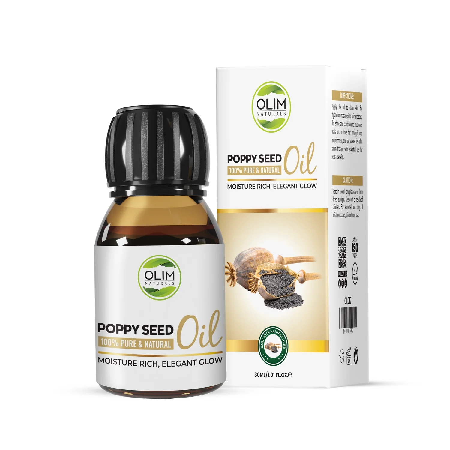 Olim Naturals Poppy Seed Oil