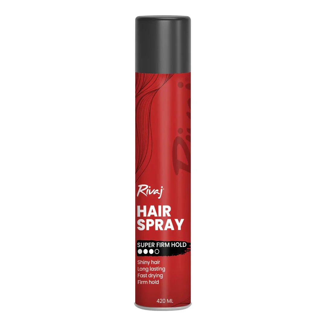 Rivaj Super Firm Hold Hair Spray - Image 4