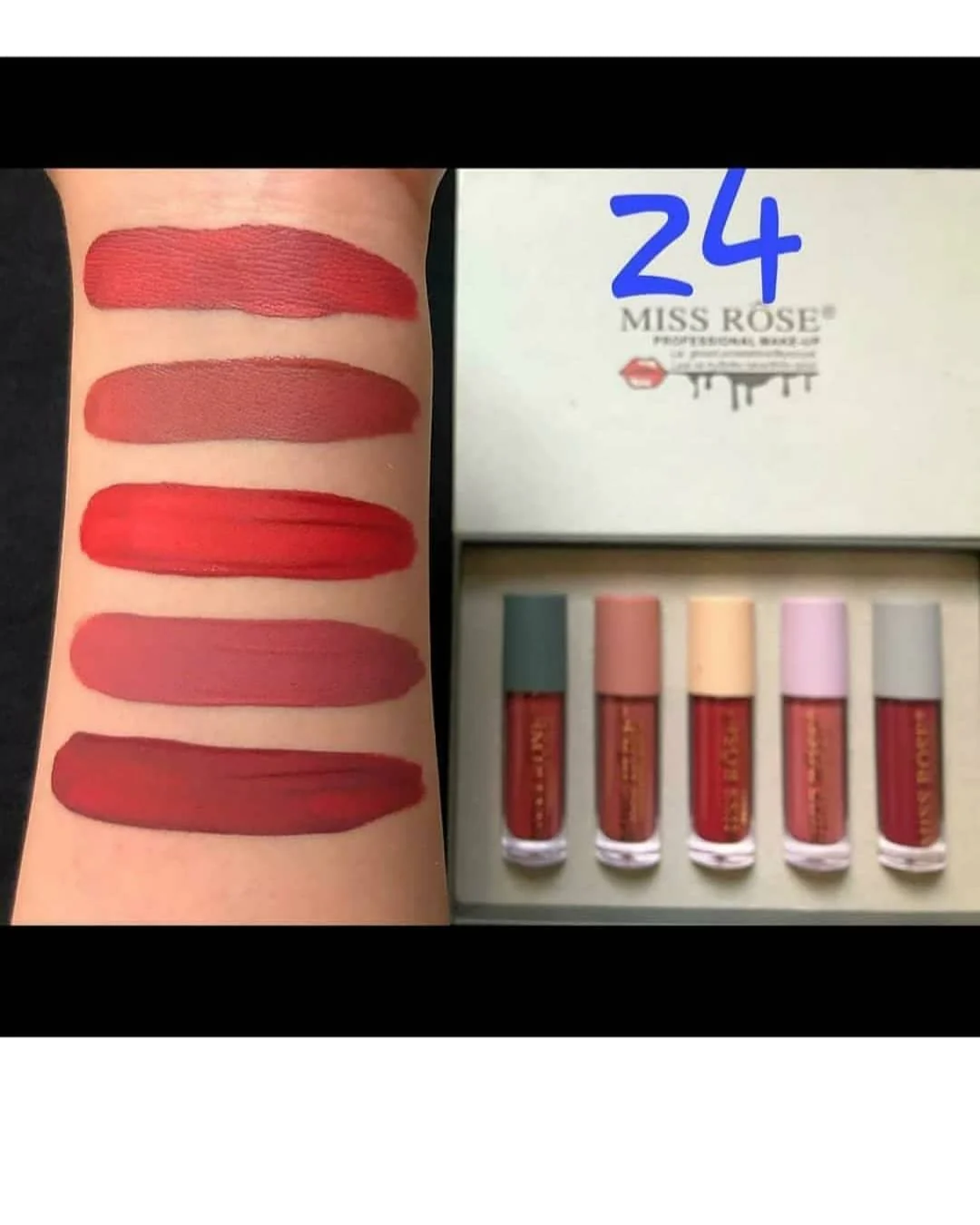 Miss Rose Round Gloss Set of 5 - Image 11