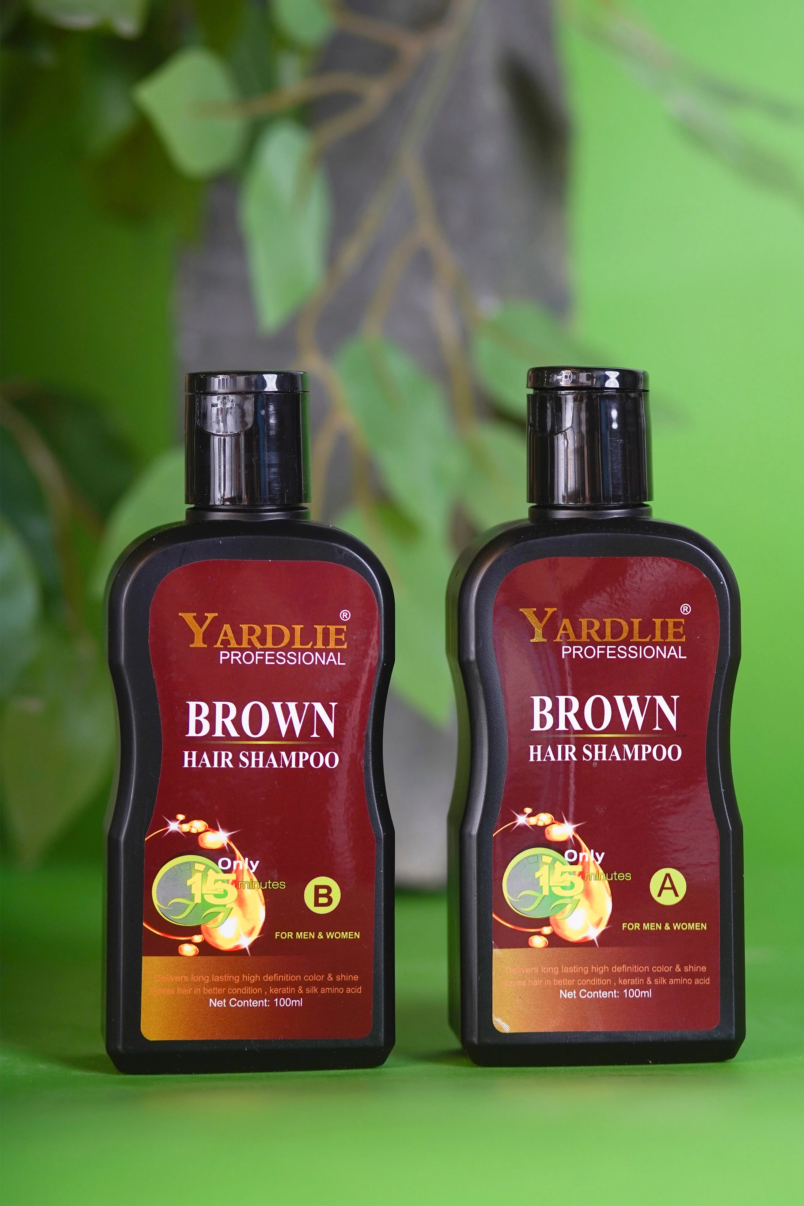 Yardlie Professional Hair Dye Shampoo Mixing Paste Dark Brown 200ml. - Image 4