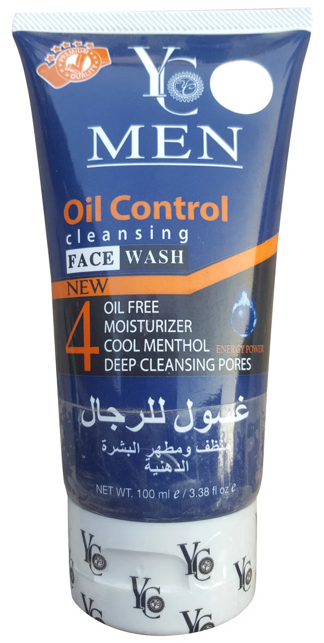 YC Men Oil Control Cleansing Face Wash 100 ML - Image 2